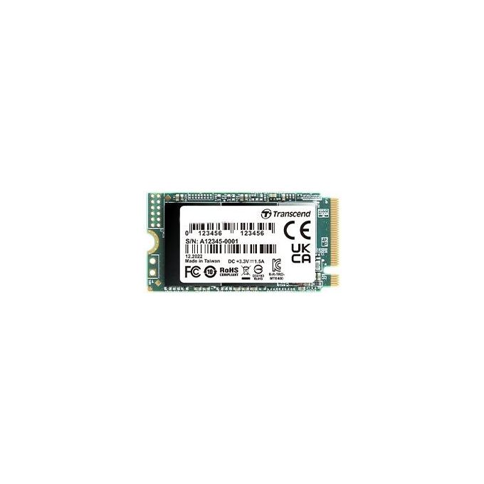 Transcend TS256GMTE400S PCIe SSD 400S SSD M.2 256 GB PCI Express NVMe 3D NAND colore Nero