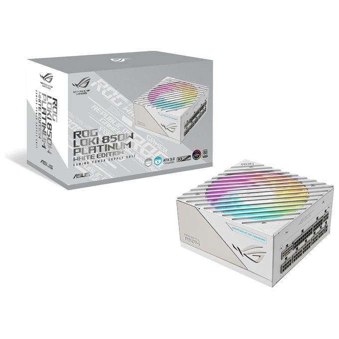ASUS 90YE00N2-B0NA00 ROG Loki Alimentatore 850 W 80 PLUS Platinum SFX-L Completamente Modulare colore Bianco