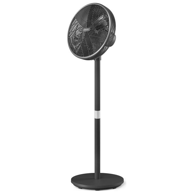 Philips CX3550-01 Serie 3000 Ventilatore a Piantana 40 cm 7 Pale 2562 m³-h 19 dB 3 Velocita' Timer Wi-Fi colore Grafite