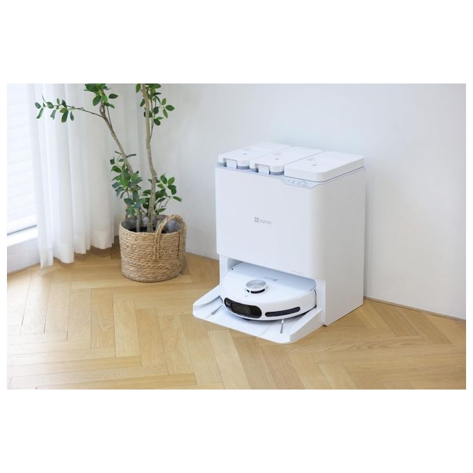 EZVIZ CS-RS20-PRO-PGA2 RS20 PRO Robot aspirapolvere Lavapavimenti connesso LiDAR 7200 Pa Wi-Fi autonomia 220 min colore Bianco