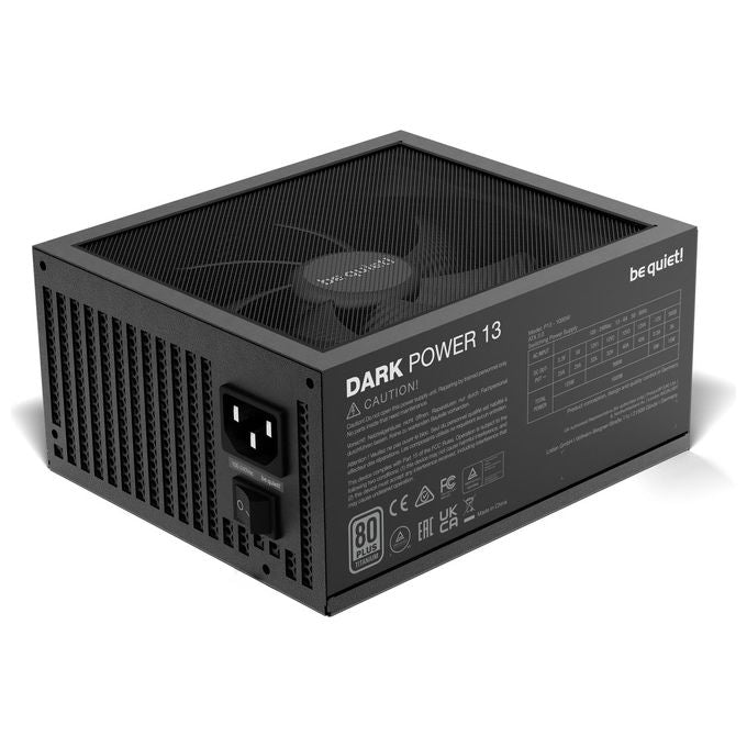 Be quiet! BN335 Dark Power 13 Alimentatore PC ATX 1000W 80 PLUS Titanium Modulare PCIe 5.0 ATX 3.0 colore Nero