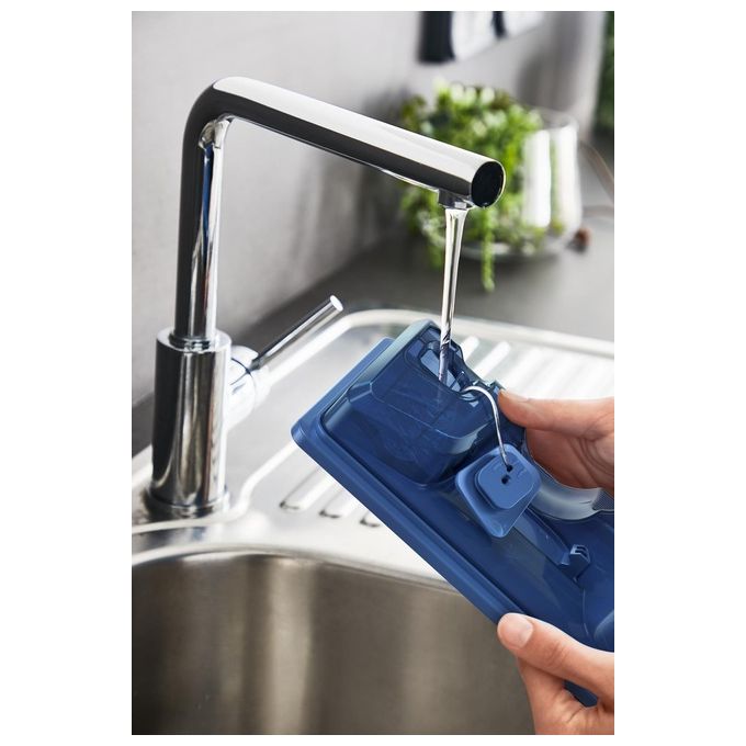 Rowenta RH20C0 X-Force Flex 9.60 Aspirapolvere a Bastone 2 in 1 Ciclonico 0,4 L 100 AW 60 min 83 dB colore Argento Blu