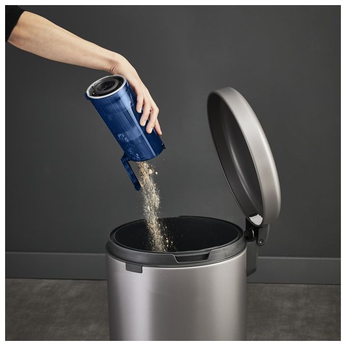 Rowenta RH20C0 X-Force Flex 9.60 Aspirapolvere a Bastone 2 in 1 Ciclonico 0,4 L 100 AW 60 min 83 dB colore Argento Blu