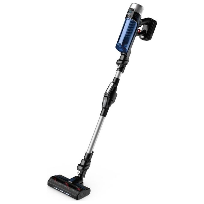 Rowenta RH20C0 X-Force Flex 9.60 Aspirapolvere a Bastone 2 in 1 Ciclonico 0,4 L 100 AW 60 min 83 dB colore Argento Blu