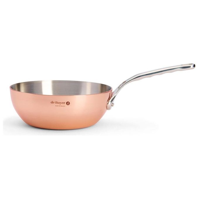 De Buyer Prima Matera Pentolino Rame-Inox 20cm Conico per Induzione
