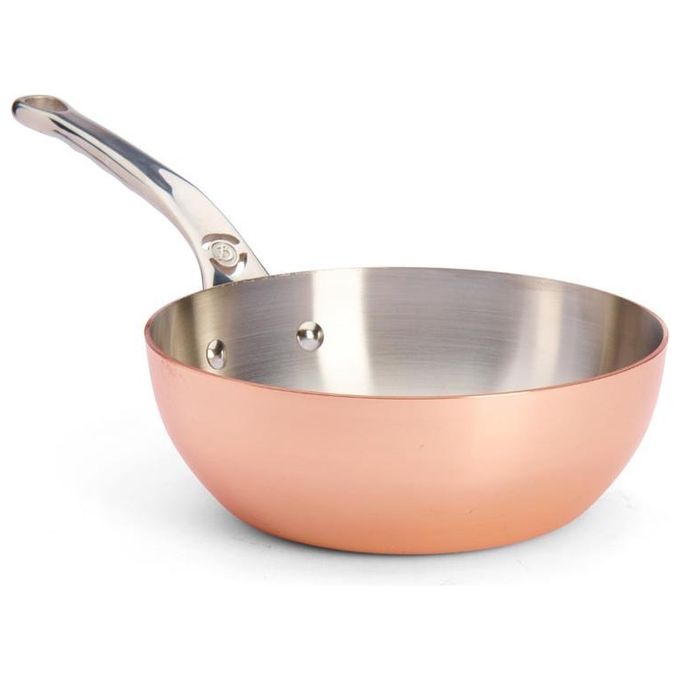 De Buyer Prima Matera Pentolino Rame-Inox 20cm Conico per Induzione