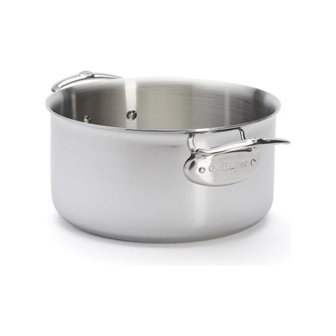 De Buyer Affinity Pentola per Arrosti Inox con Coperchio 24cm