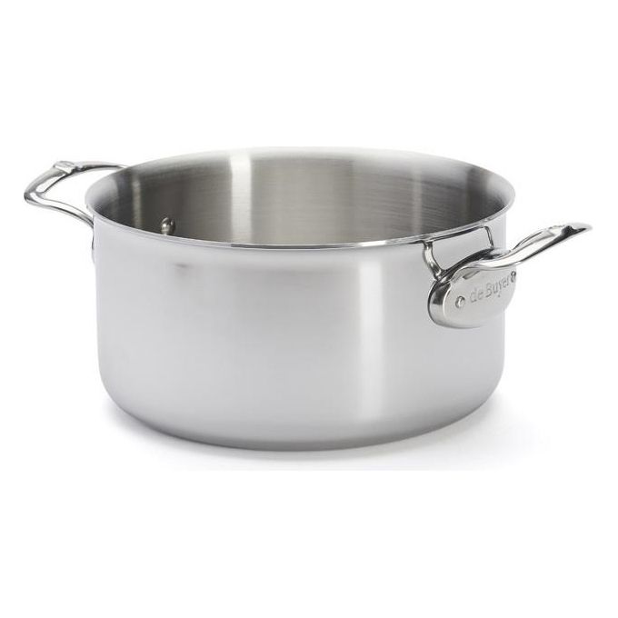 De Buyer Affinity Pentola per Arrosti Inox con Coperchio 24cm