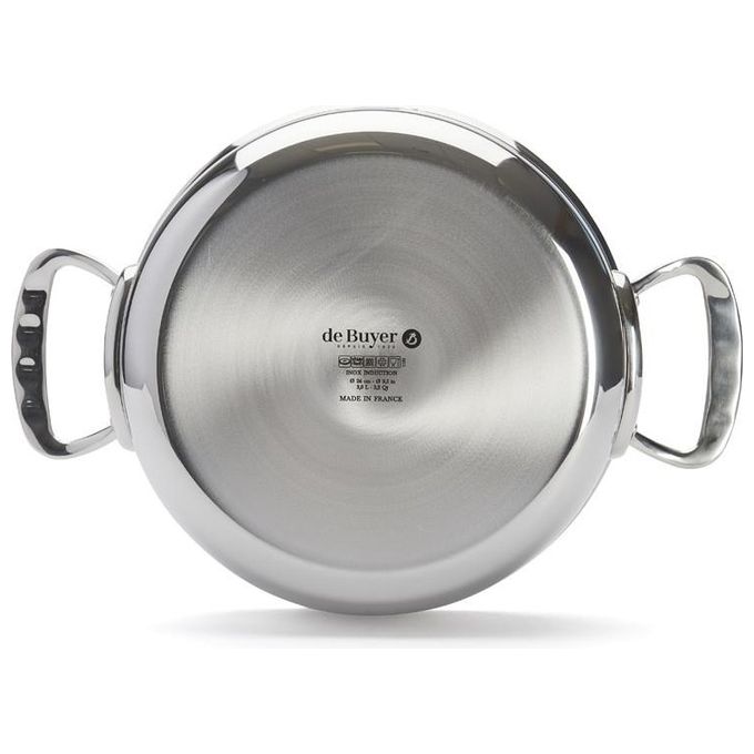 De Buyer Affinity Pentola Bassa con Coperchio 20cm