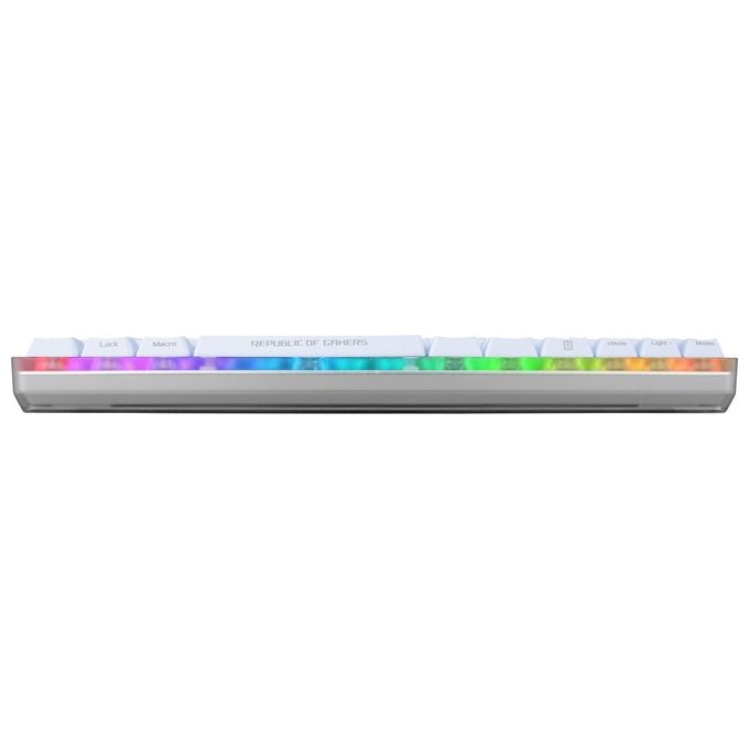 Asus 90MP0346-BKIA10 ROG Falchion Ace Tastiera Gaming Meccanica 65% Switch NX Rossi RGB PBT Layout IT colore Bianco