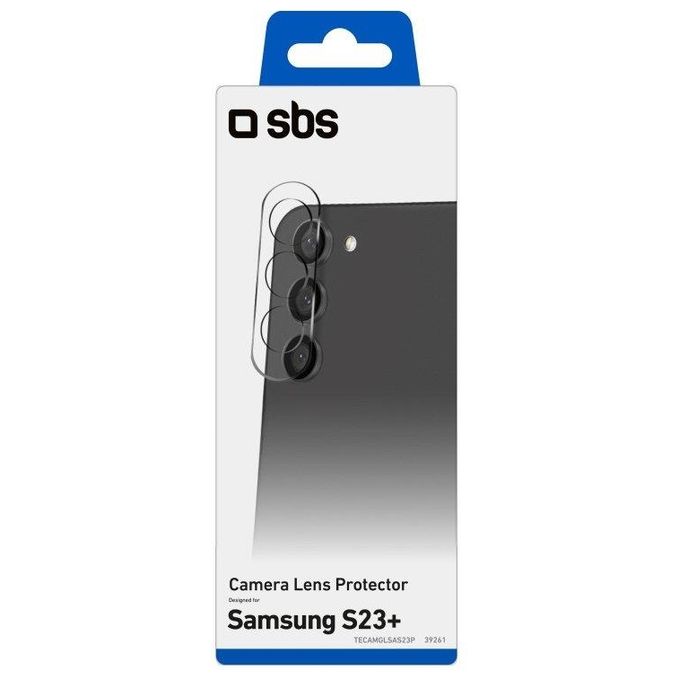 Sbs Camera Lens Protector per Fotocamera Samsung Galaxy S23+ Antigraffio