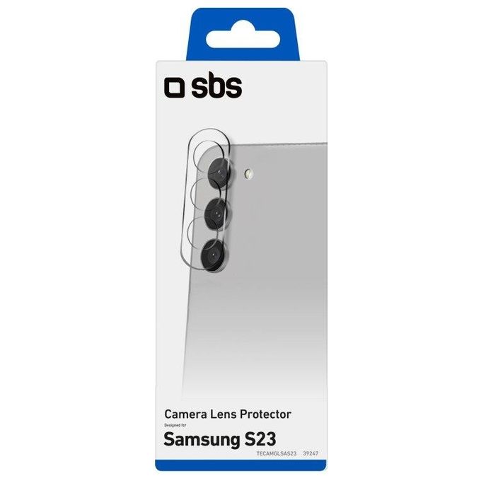 Sbs Camera Lens Protector per Fotocamera Samsung Galaxy S23 Antigraffio