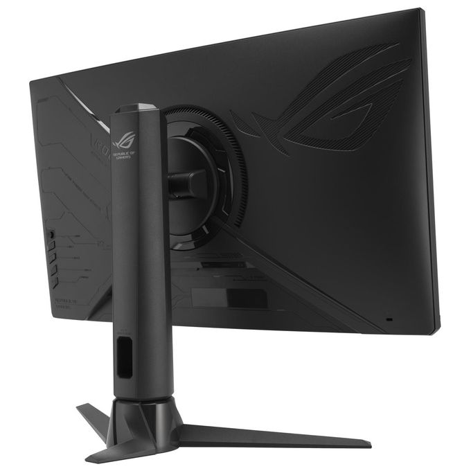 ASUS ROG Strix XG27AQV Monitor Gaming Curvo 27, WQHD, IPS Veloce, 170 Hz (OC), 1 ms GTG, FreeSync Premium, Overdrive Variabile, DisplayHDR 400, Nero