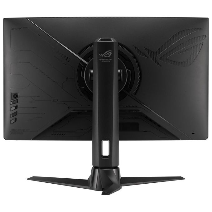 ASUS ROG Strix XG27AQV Monitor Gaming Curvo 27, WQHD, IPS Veloce, 170 Hz (OC), 1 ms GTG, FreeSync Premium, Overdrive Variabile, DisplayHDR 400, Nero