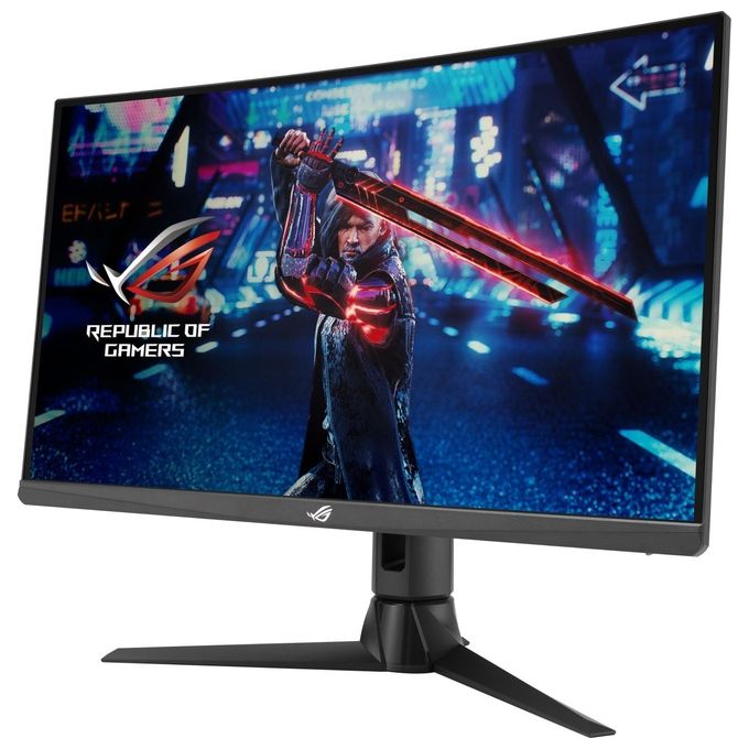 ASUS ROG Strix XG27AQV Monitor Gaming Curvo 27, WQHD, IPS Veloce, 170 Hz (OC), 1 ms GTG, FreeSync Premium, Overdrive Variabile, DisplayHDR 400, Nero