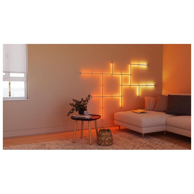 Nanoleaf NL59E00-3SN00 Lines Squared Expansion Pack 3 Pezzi RGB IP20 Dimmerabile colore Bianco