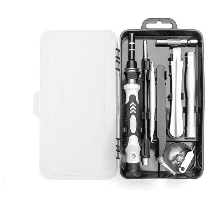 Digitus DA-70361 Set Cacciaviti Precisione 115 Pezzi 98 Punte Acciaio S2 Phillips Torx Hex Pozidriv con Custodia