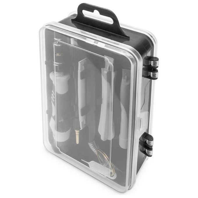 Digitus DA-70361 Set Cacciaviti Precisione 115 Pezzi 98 Punte Acciaio S2 Phillips Torx Hex Pozidriv con Custodia