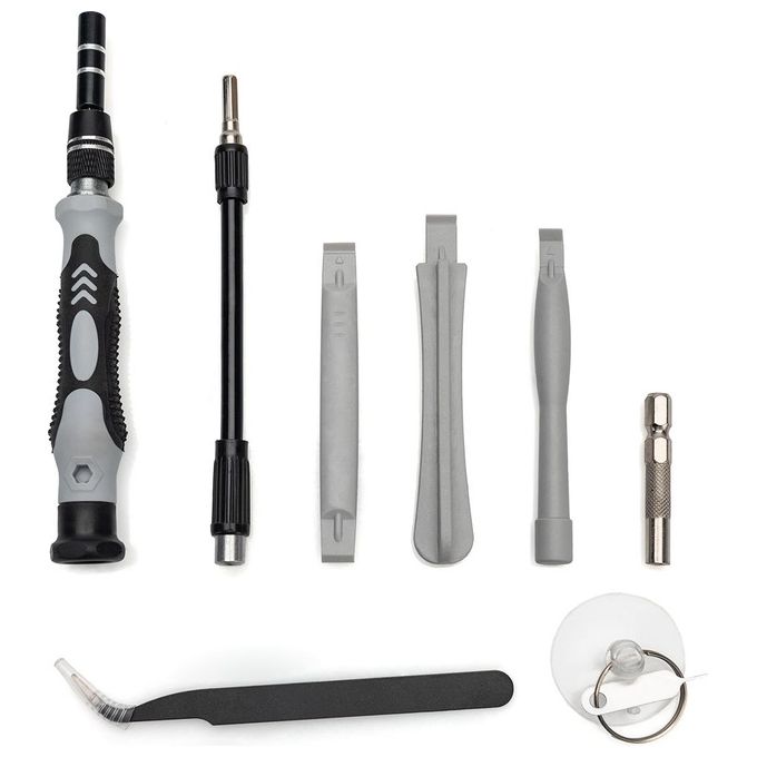 Digitus DA-70361 Set Cacciaviti Precisione 115 Pezzi 98 Punte Acciaio S2 Phillips Torx Hex Pozidriv con Custodia