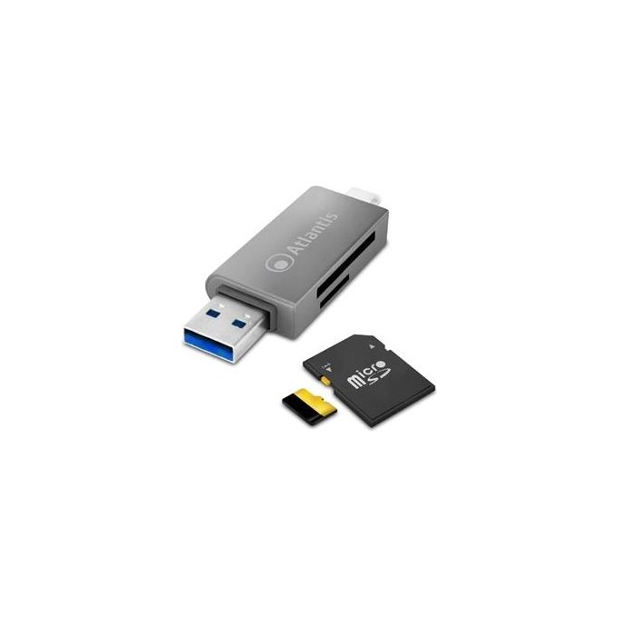 Atlantis Land P005-CR32 Lettore di Schede USB 3.2 Gen 1 Nero