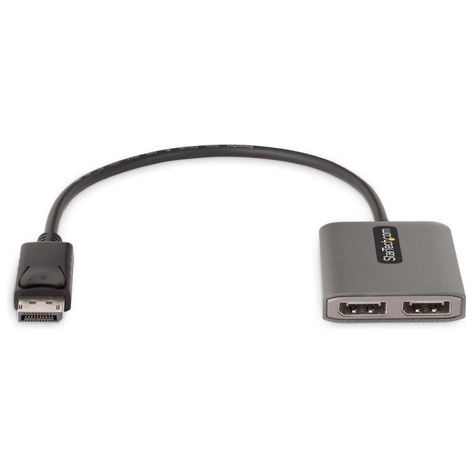 StarTech.com Hub Mst Displayport A 2 Porte Adattatore Multi-Monitor Dp 1.4 A 2x Dp 4k 60hz