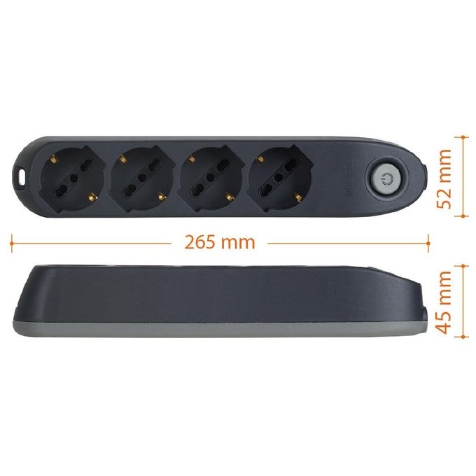 Bticino Ciabatta Multipresa Elettrica 4 Prese Universale