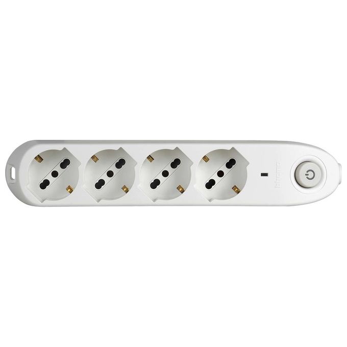 Bticino Ciabatta Multipresa Elettrica 4 Prese Universale