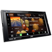 JVC KW-M875DBW Ricevitore Multimediale Auto 6,8'' Touchscreen WVGA Bluetooth Wi-Fi DAB+ Android Auto Apple CarPlay colore Nero