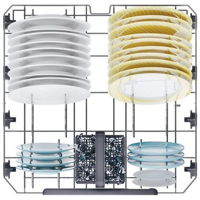 Candy CF 4C6F0X Rapido Lavastoviglie Libera Installazione 14 coperti Classe C Wi-Fi Motore Inverter 46 dB (85x60x60 cm) colore Inox