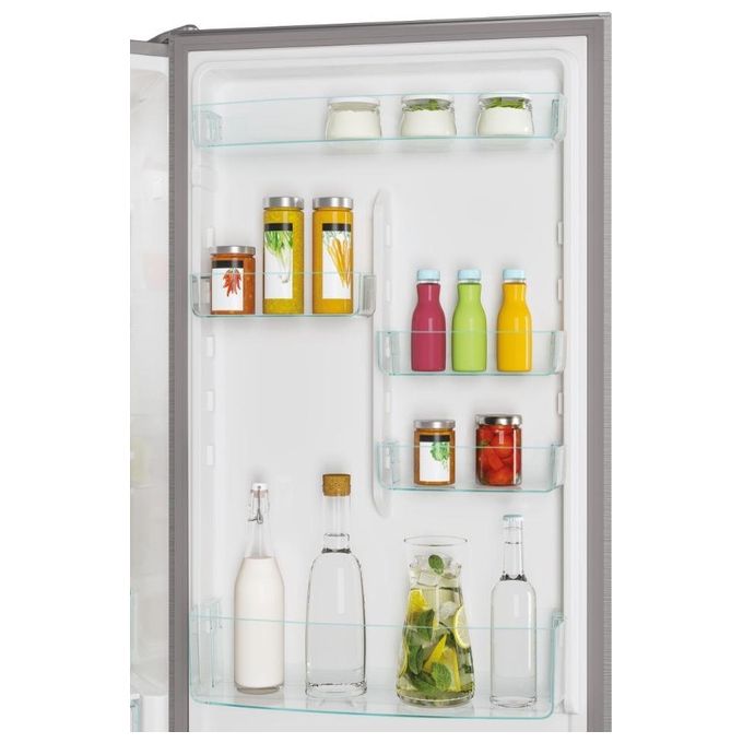 Candy CCE4T620DX Frigorifero Combinato 377 L 200 cm Classe D 38 dB No Frost Wi-Fi colore Argento
