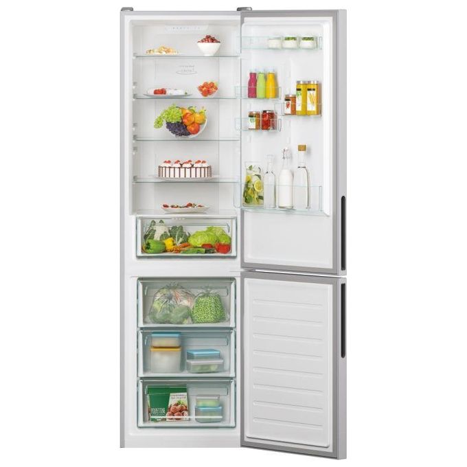 Candy CCE4T620DX Frigorifero Combinato 377 L 200 cm Classe D 38 dB No Frost Wi-Fi colore Argento