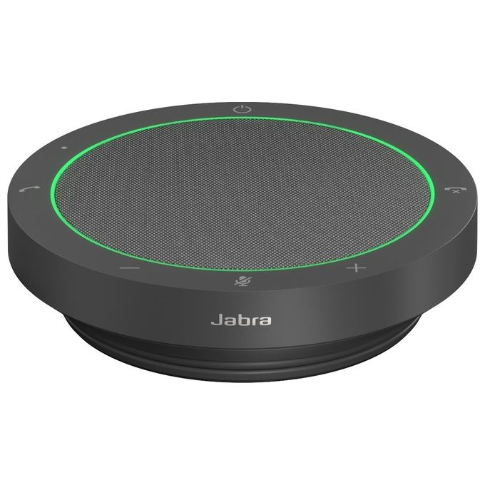 Jabra 2740-209 Speak2 40 Vivavoce per Conferenze 4 Microfoni con Cancellazione del Rumore Altoparlante Full-Range da 50 mm Connessione USB A e USB C colore Grigio scuro