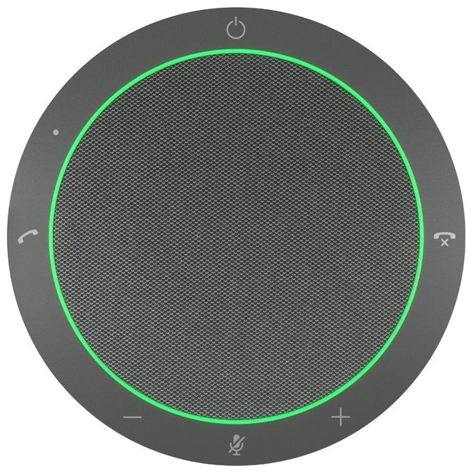 Jabra 2740-209 Speak2 40 Vivavoce per Conferenze 4 Microfoni con Cancellazione del Rumore Altoparlante Full-Range da 50 mm Connessione USB A e USB C colore Grigio scuro