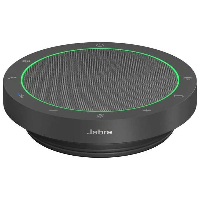 Jabra 2755-109 Speak2 55 MS Speakerphone Vivavoce Bluetooth USB-C USB-A 4 Microfoni 12h Autonomia IP64 colore Grigio