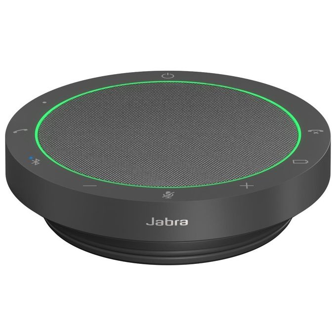 Jabra 2755-209 Speak2 55 UC Vivavoce Bluetooth USB-C 4 Microfoni Beamforming Cancellazione Rumore 12h Autonomia IP64 colore Grigio