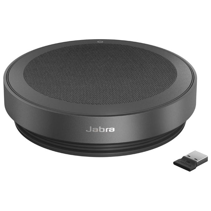 Jabra 2775-319 Speak2 75 Vivavoce Bluetooth 4 microfoni beamforming altoparlante 65 mm certificato Microsoft Teams colore Grigio scuro