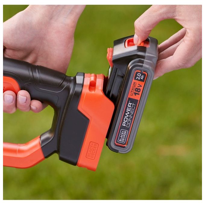 Black+decker BCPC18D1-QW Idropulitrice a Batteria 18V 2Ah 24 bar 120 L-h Ugelli 5in1 Tubo 6 m PowerConnect