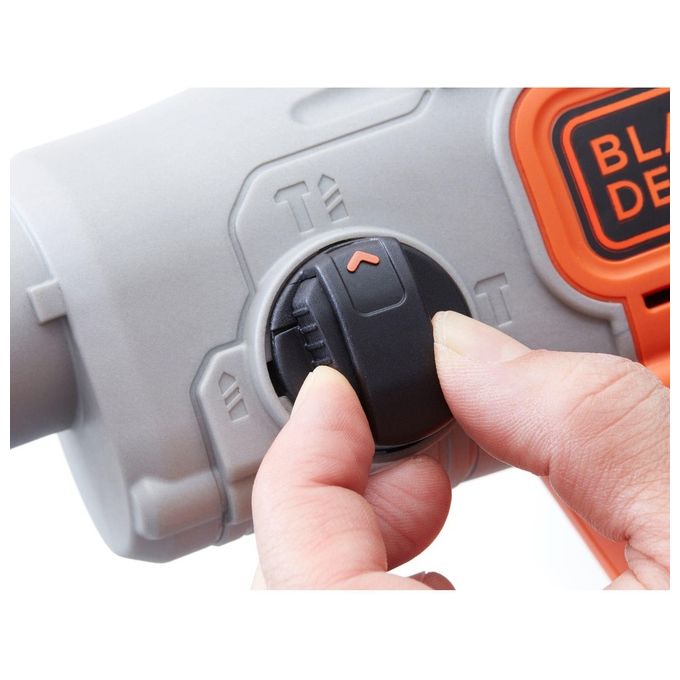 BlackandDecker BCD900D1S-QW Tassellatore SDS-Plus a Batteria 18V 2Ah 1.2J 3 Modalita' Luce LED colore Nero
