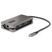 StarTech.com DKT31CDHPD3 Hub USB-C Multiporta HDMI DP 4K 60Hz 3 porte USB 3.2 Gen 2 PD 100W GbE cavo 30cm colore Grigio