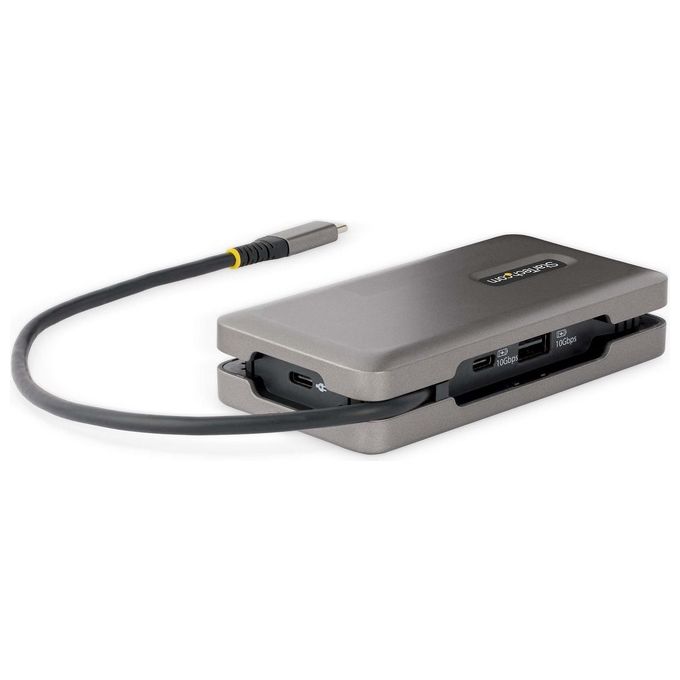 StarTech.com DKT31CVHPD3 Adattatore Multiporta USB-C Docking Station HDMI VGA 4K60Hz Hub USB 3 porte GbE PD 100W colore Grigio