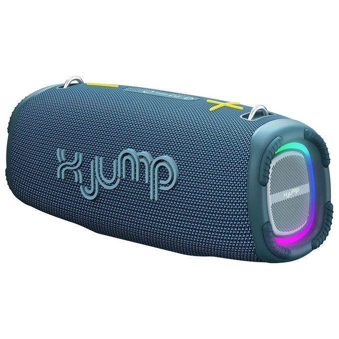 X JUMP XJ 200 Cassa Bluetooth Portatile 90W TWS Microfono Incorporato IPX5 12000 mAh colore Blu
