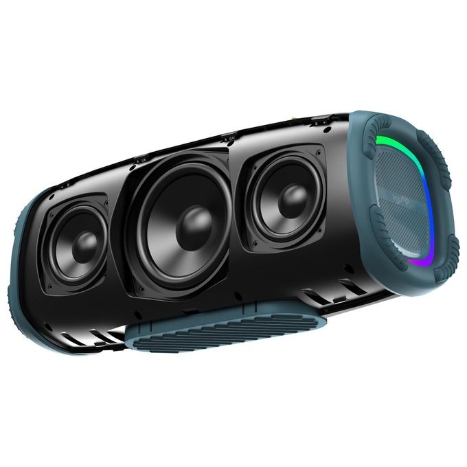 X JUMP 0XJ20010 XJ 200 Altoparlante Portatile Stereo 90 W Bluetooth TWS USB Micro SD IPX5 colore Grigio