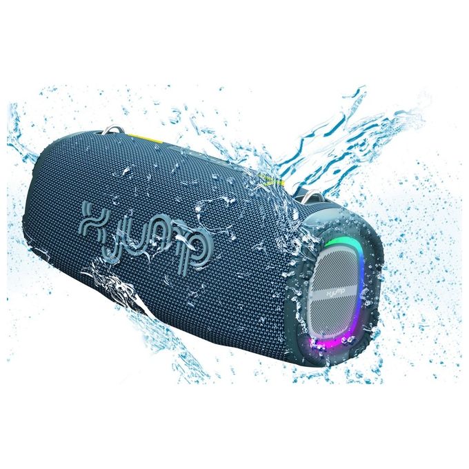 X JUMP 0XJ20010 XJ 200 Altoparlante Portatile Stereo 90 W Bluetooth TWS USB Micro SD IPX5 colore Grigio