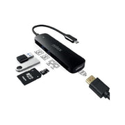 Nilox NXDSUSBC05 Docking Station USB-C 5 Porte HDMI 4K 2 USB 3.0 Lettore Schede SD MicroSD colore Nero
