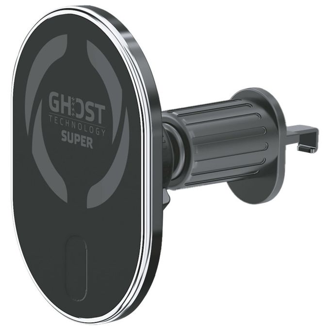 Celly GHOSTSUPERMAG Ghost SuperMag Supporto Auto Smartphone Bocchette Aria MagSafe Ricarica Wireless Rapida colore Nero