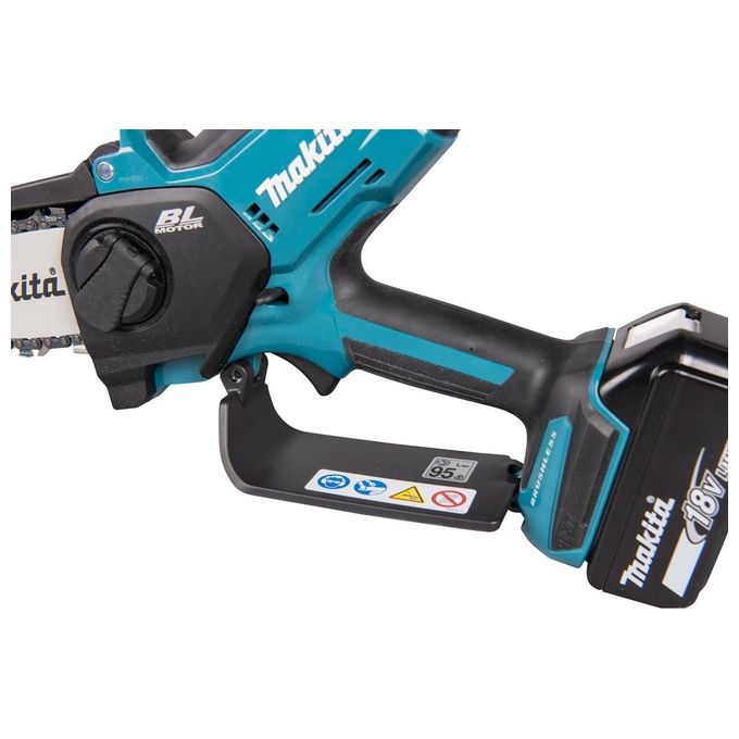 Makita DUC101Z LXT Seghetto a Batteria per Potatura 18V 320W Barra 10 cm 8 m-s Motore Brushless senza batteria colore Nero Blu