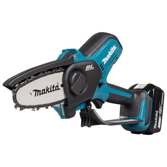 Makita DUC101Z LXT Seghetto a Batteria per Potatura 18V 320W Barra 10 cm 8 m-s Motore Brushless senza batteria colore Nero Blu
