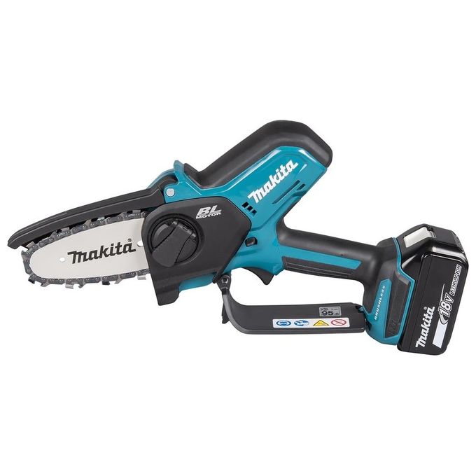 Makita DUC101Z LXT Seghetto a Batteria per Potatura 18V 320W Barra 10 cm 8 m-s Motore Brushless senza batteria colore Nero Blu