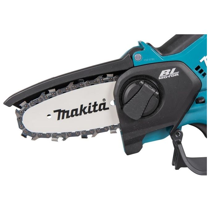 Makita DUC101Z LXT Seghetto a Batteria per Potatura 18V 320W Barra 10 cm 8 m-s Motore Brushless senza batteria colore Nero Blu