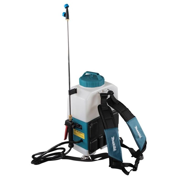 Makita DUS158Z Spruzzatore da Giardino a Spalla 15 L 18V LXT con Imbracatura Ventilata colore Blu Bianco